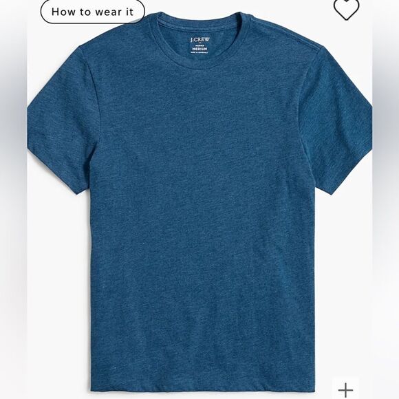 J. Crew Washed jersey tee - Picture 1 of 7